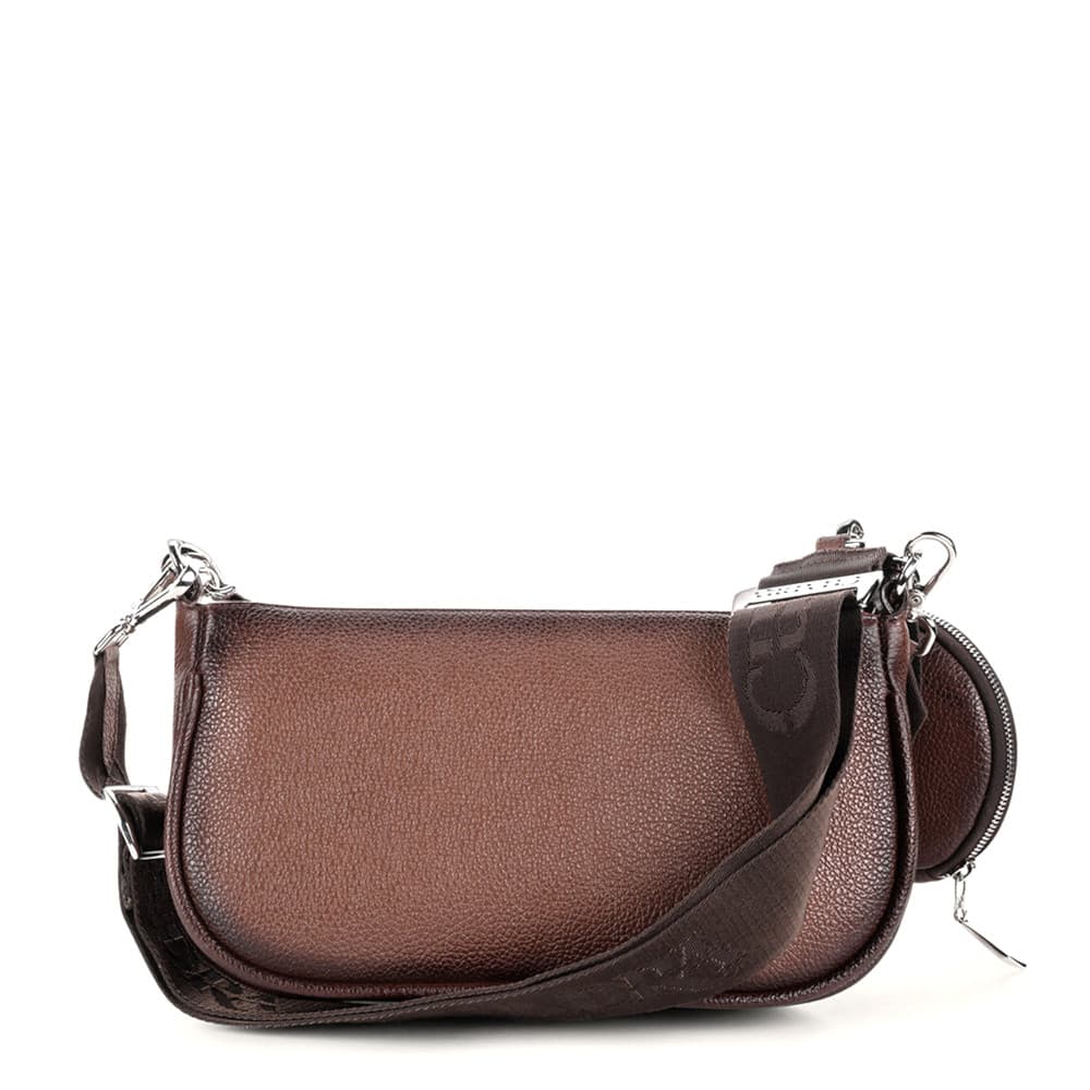Bolsa Crossbody Cuadra en Piel Genuina de Pitón - BOD1OPM - Image 4