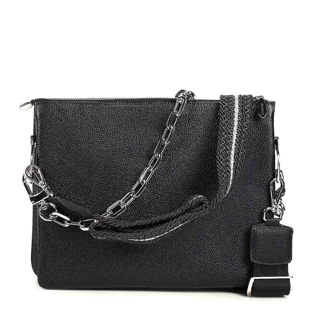 Bolsa Cuadra en Piel Genuina de Mantarraya - BOD1YMA