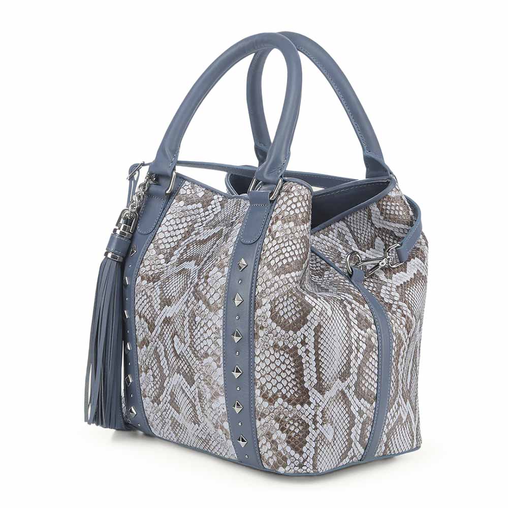 Bolsa Cuadra en Piel Genuina de Pit?n - BOD2JPM