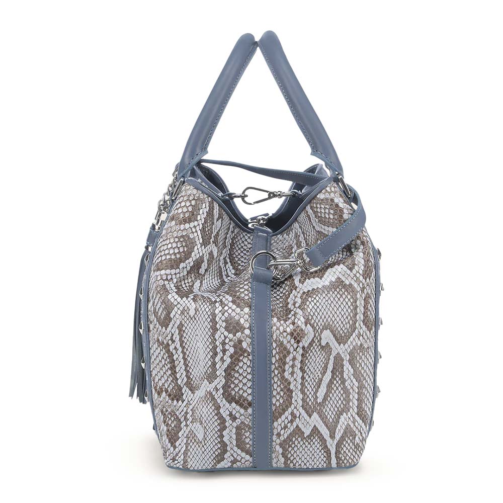 Bolsa Cuadra en Piel Genuina de Pit?n - BOD2JPM