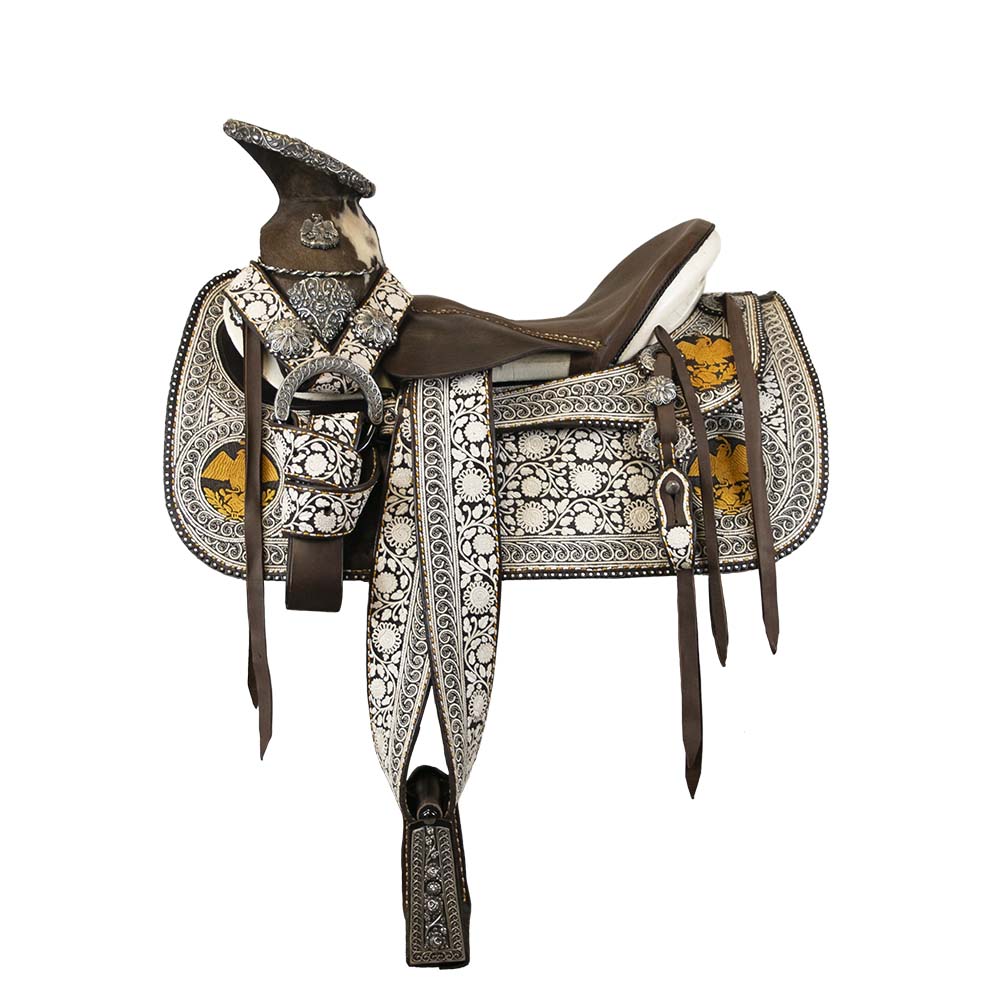 Montura Charra Bastos Cuadrados sin Cantinas