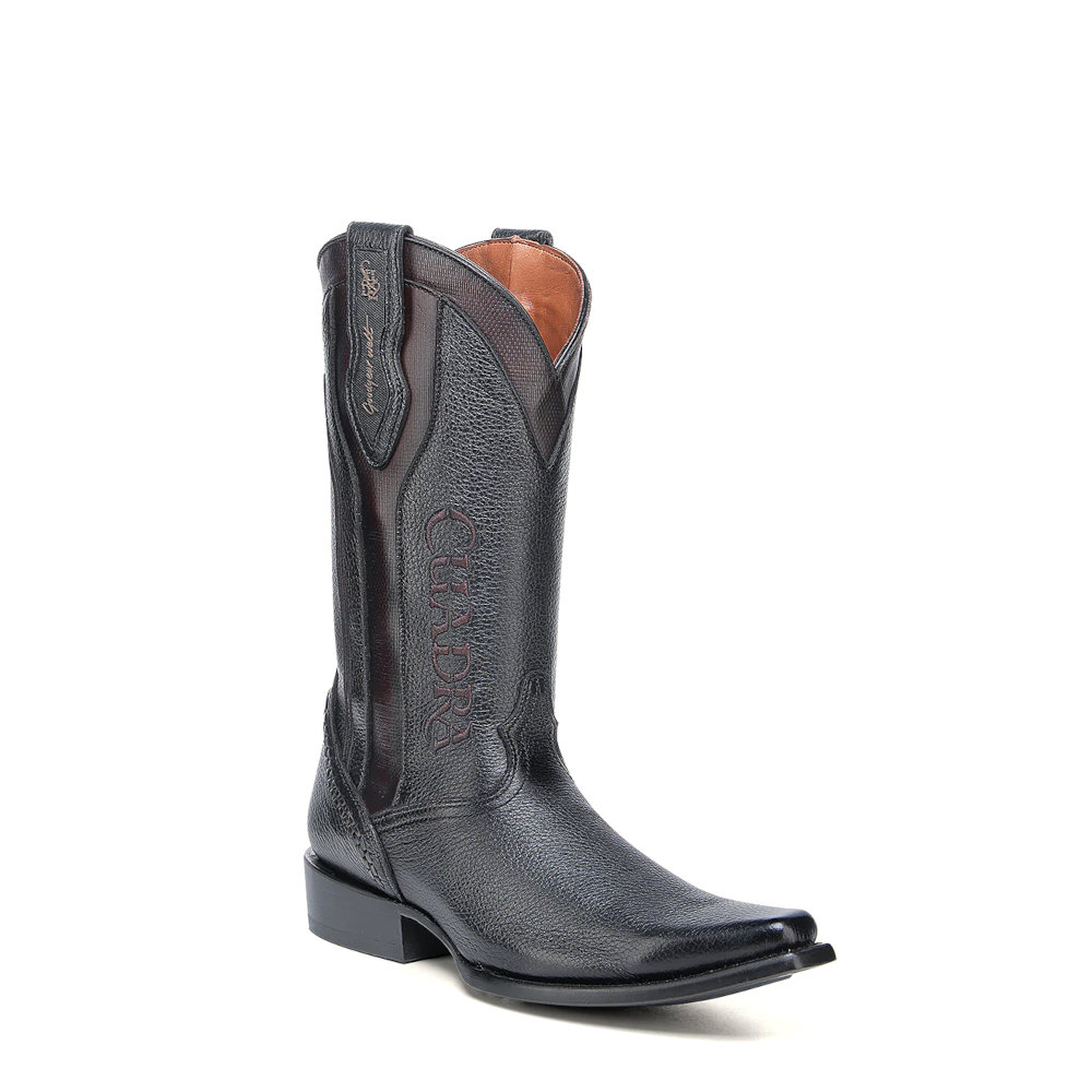 Bota Cuadra en Piel Genuina de Venado - 1B2TVE