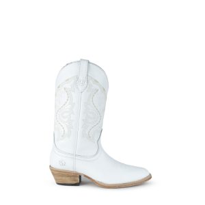 Bota Caballo Dorado Oscaria Blanco Dama – 0868