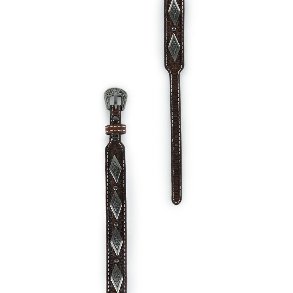 Toquilla Café con Rombos Grabados - ESTD740001302