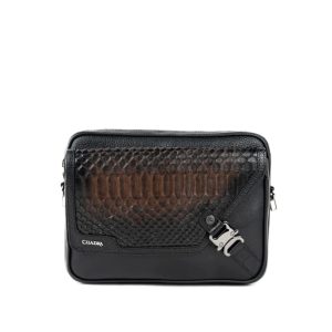 Bolsa Cuadra Piel Genuina de Pitón - BOC28PH