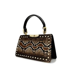 Bolsa Cuadra en Piel Genuina de Pitón - BOD1TPH