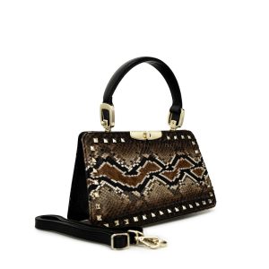 Bolsa Cuadra en Piel Genuina de Pitón - BOD1TPH