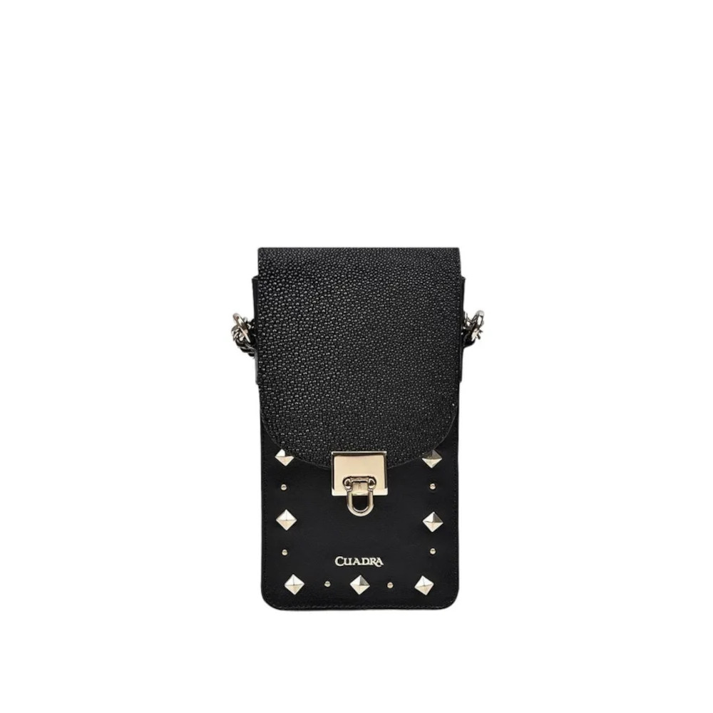 Bolsa Celular Cuadra Piel Genuina de Mantarraya - BOD38MA