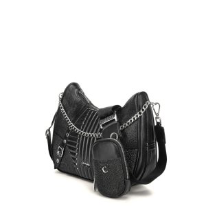 Bolsa Cuadra en Piel Genuina de Mantarraya - BOD3DMA