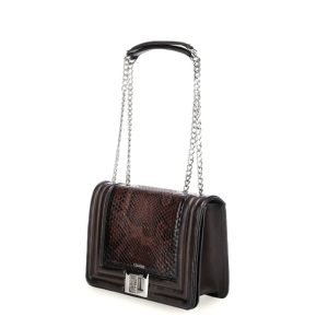 Bolsa Cuadra en Piel Genuina de Pit?n - BOD3EPM