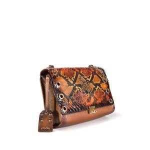 Bolsa Cuadra Piel Genuina de Pit?n - BOD53PI