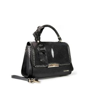 Bolsa Cuadra Piel Genuina de Mantarraya - BOD60MA