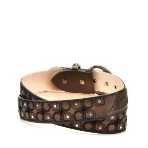 Cinto Cuadra en Piel Genuina de Pitón - CDA30PH