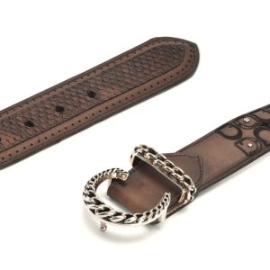 Cinto Cuadra en Piel Genuina de Pitón - CDA30PH