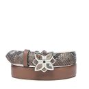 Cinto Cuadra en Piel Genuina de Pitón - CDA36PH