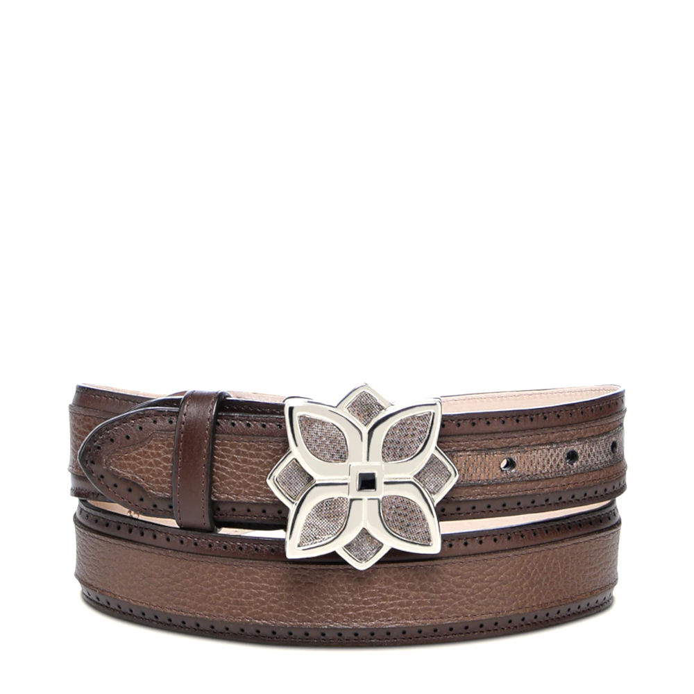 Cinto Cuadra en Piel Genuina de Carunga - CDA39KA