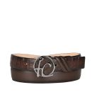 Cinto Cuadra en Piel Genuina de Caimán - CS537FC