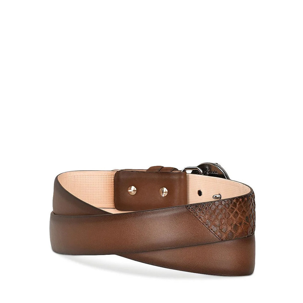 Cinto Cuadra en Piel Genuina de Pitón - CS537PI