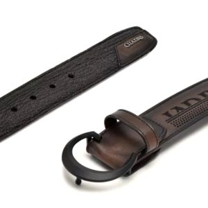 Cinto Cuadra en Piel Genuina de Tiburón - CS551TI