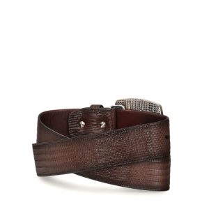 Cinto Cuadra en Piel Genuina de Lizard - CV499LT