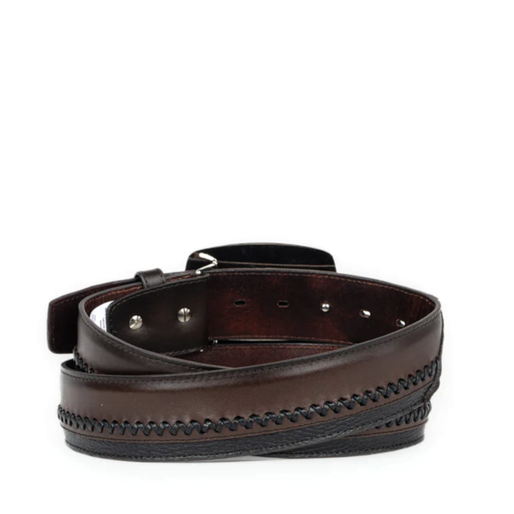 Cinto Cuadra en Piel Genuina de Elefante - CV502EL