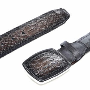 Cinto Cuadra en Piel Genuina de Pitón - CV506PH