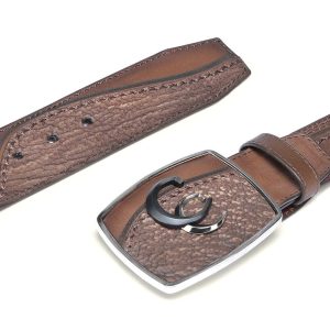 Cinto Cuadra en Piel Genuina de Tiburón - CV510TI