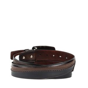 Cinto Cuadra en Piel Genuina de Tiburón - CV510VE