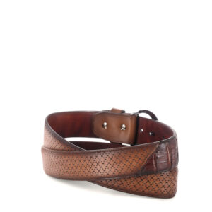 Cinto Cuadra en Piel Genuina de Fuscus - CS559FC