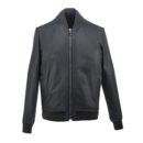 Chamarra Cuadra en Piel Genuina - H372BOB