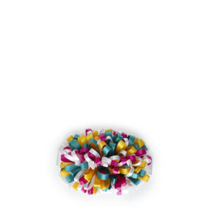 Vestido de Escaramuza Adelita con Tira Bordada Doble en Flores