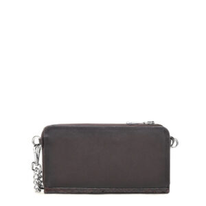 Cartera Cuadra en Piel Genuina de Pit?n - BD229PM