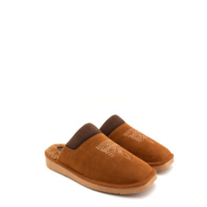 Pantufla Vaquera Marrón