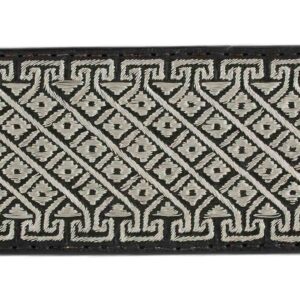 Cinto de Plata con Diseño de Gregas y Rombos