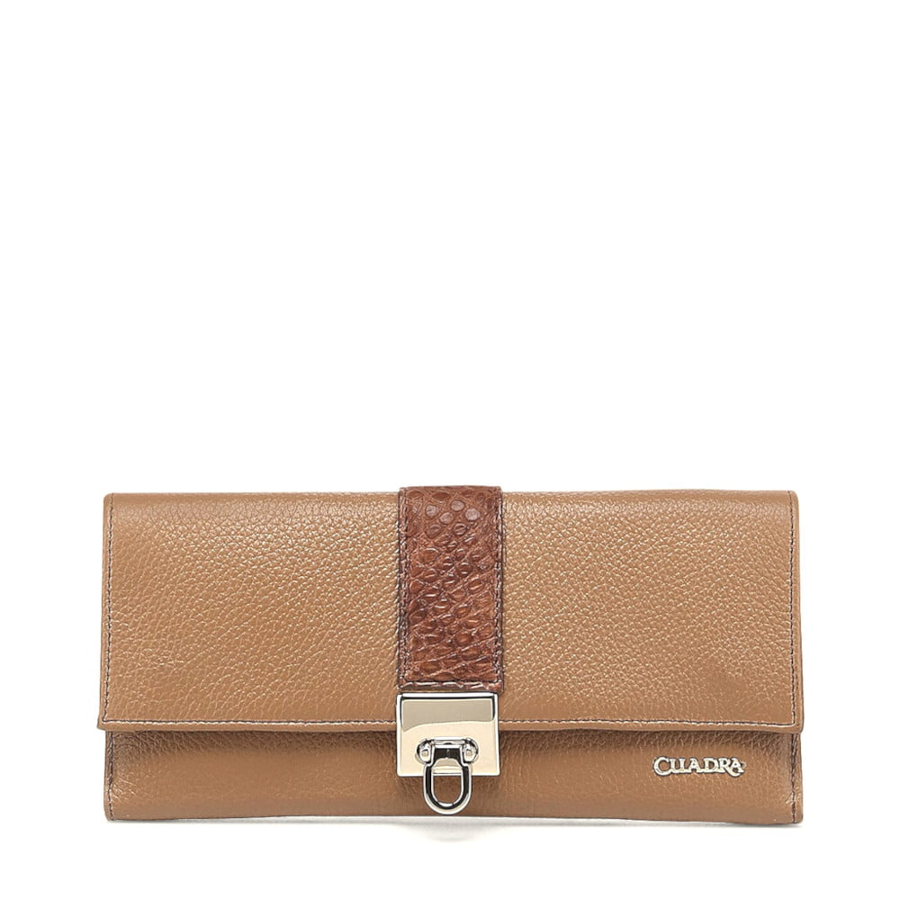 Cartera Cuadra en Piel Genuina de Alligátor - BD262AL