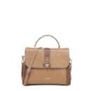 Bolsa Cuadra en Piel Genuina de Aligátor - BOD3SAL