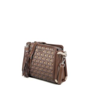 Bolsa Crossbody Cuadra en Piel Genuina - BOD3WRS
