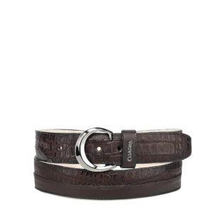 Cinto Cuadra en Piel Genuina de Fuscus - CS572FY