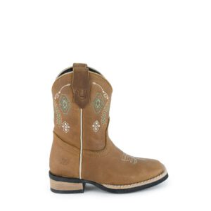 Bota Caballo Dorado Crazy Miel Niño - 0318
