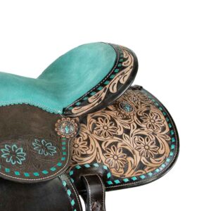 Montura Barrilera Cincelada con Accesorios F.14 Turquesa