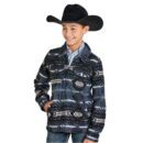 Chamarra Panhandle Blue Striped Aztec Berber - DB92C06190