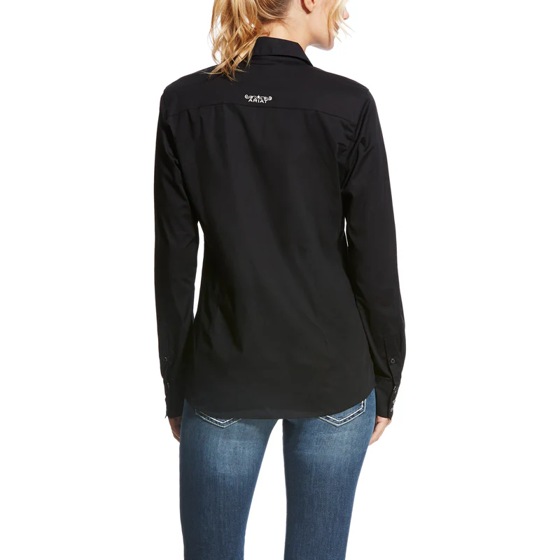 Camisa Ariat Kirby Stretch Negro - 10022056 - Image 2