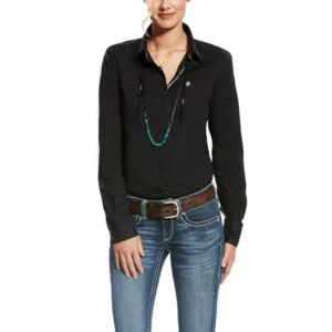 Camisa Ariat Kirby Stretch Negro - 10022056