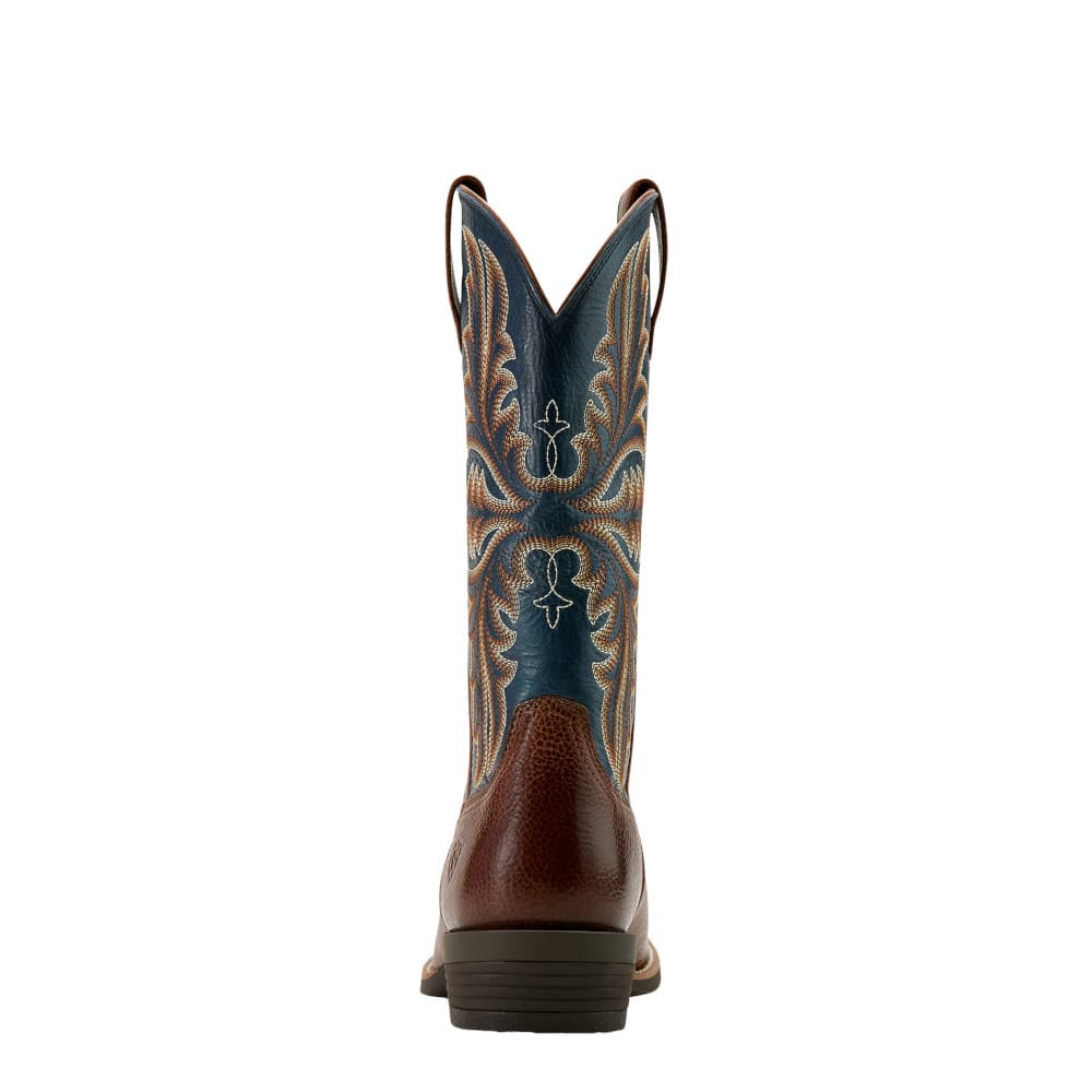 Bota Ariat Hustler Beasty Brown/Pacific Blue - 10061159 - Image 2