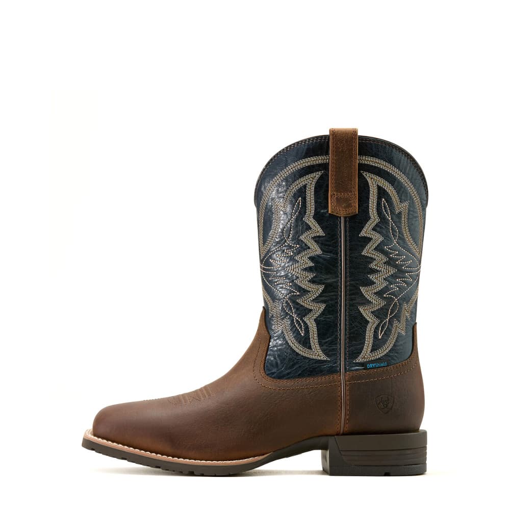 Bota Ariat Hybrid Ranchwork Tavern Taupe/Dark Denim - 10061232 - Image 3
