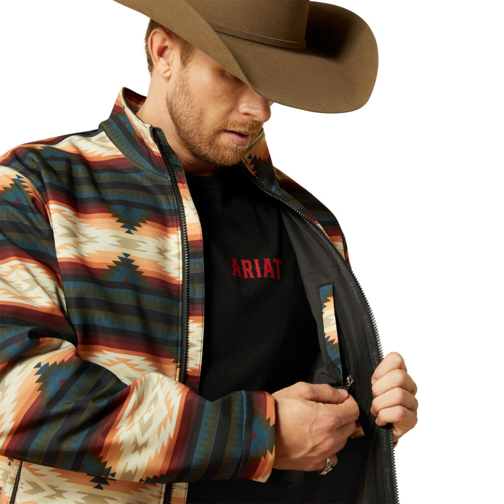 Chamarra Ariat Logo Southwest Softshell - 10062583 - Image 4