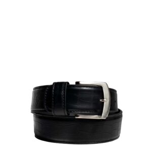 Cinto O'farrell en Piel de Bovino Negro - 1049