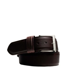 Cinto O'farrell en Piel de Bovino Café Chocolate - 1050