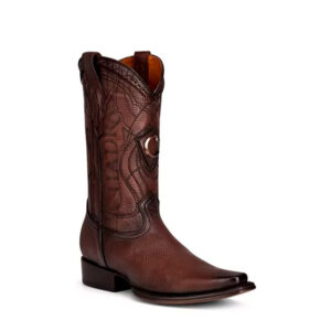 Bota Cuadra en Piel Genuina de Venado - 1B1NVE