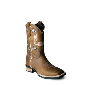 Bota Caballo Dorado Crazy Arena Flores Dama – 0318